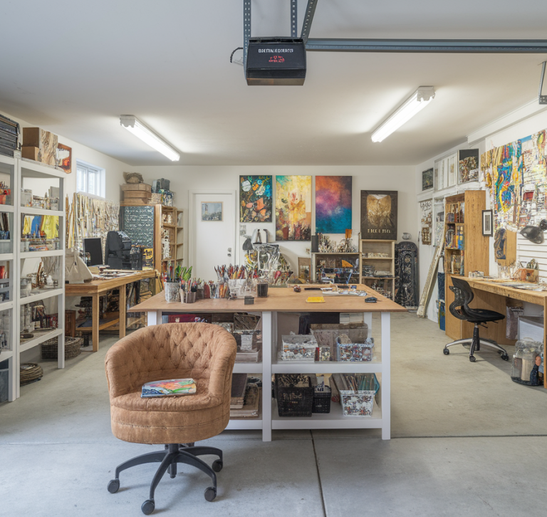 Comment améliorer l'espace de mon garage pour accueillir des loisirs créatifs ?